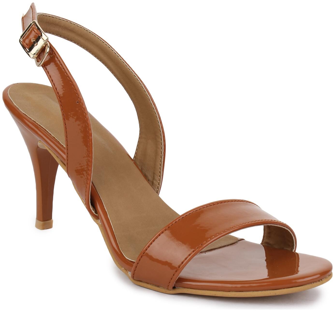 

RIMBOLL Women Tan Heeled Sandals