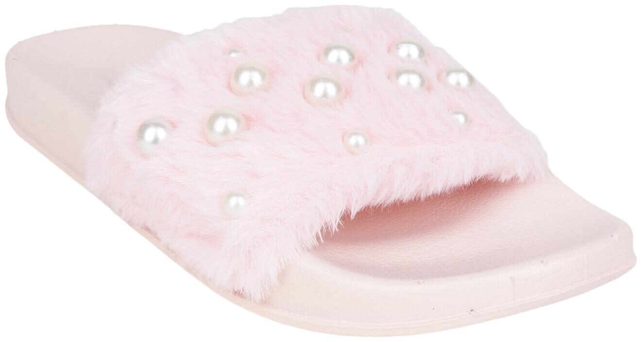 

Womens Berry Stylish Fur Sleepers For Women