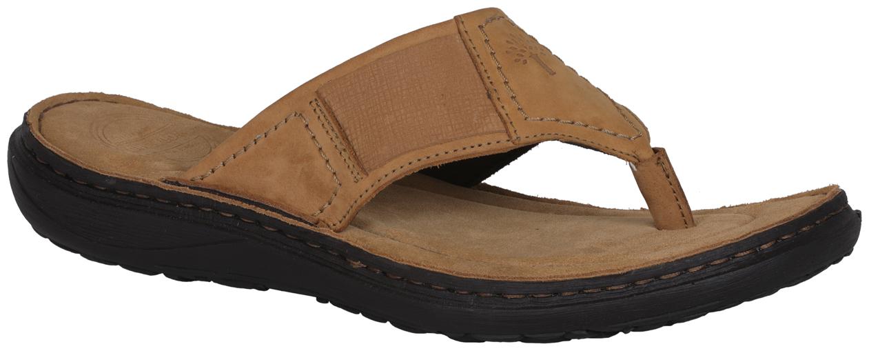 

Woodland Brown Slippers Flip Flops For Men