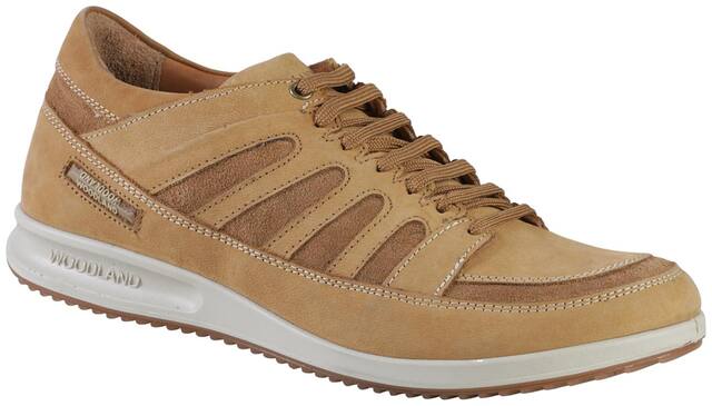 Woodland Casual Shoes For Men ( Cream )