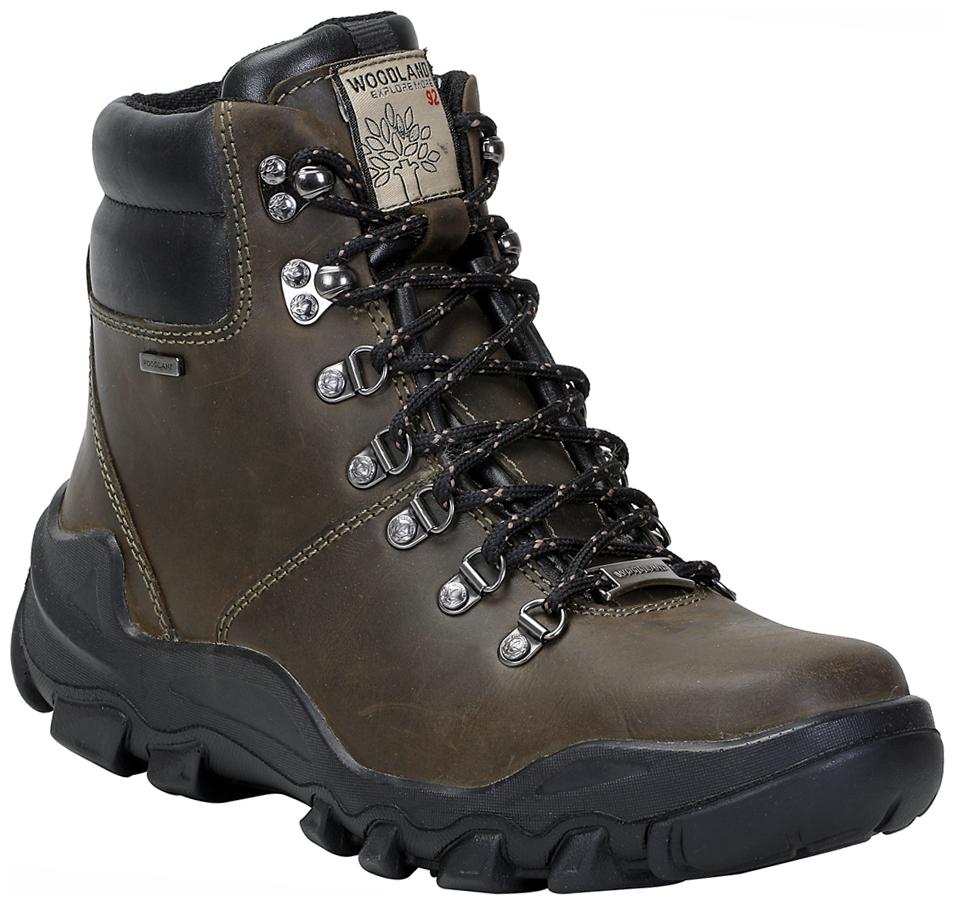 

Woodland Men Green Outdoor Boots - OGB 2975118 - OGB 2975118 OLIVE GREEN