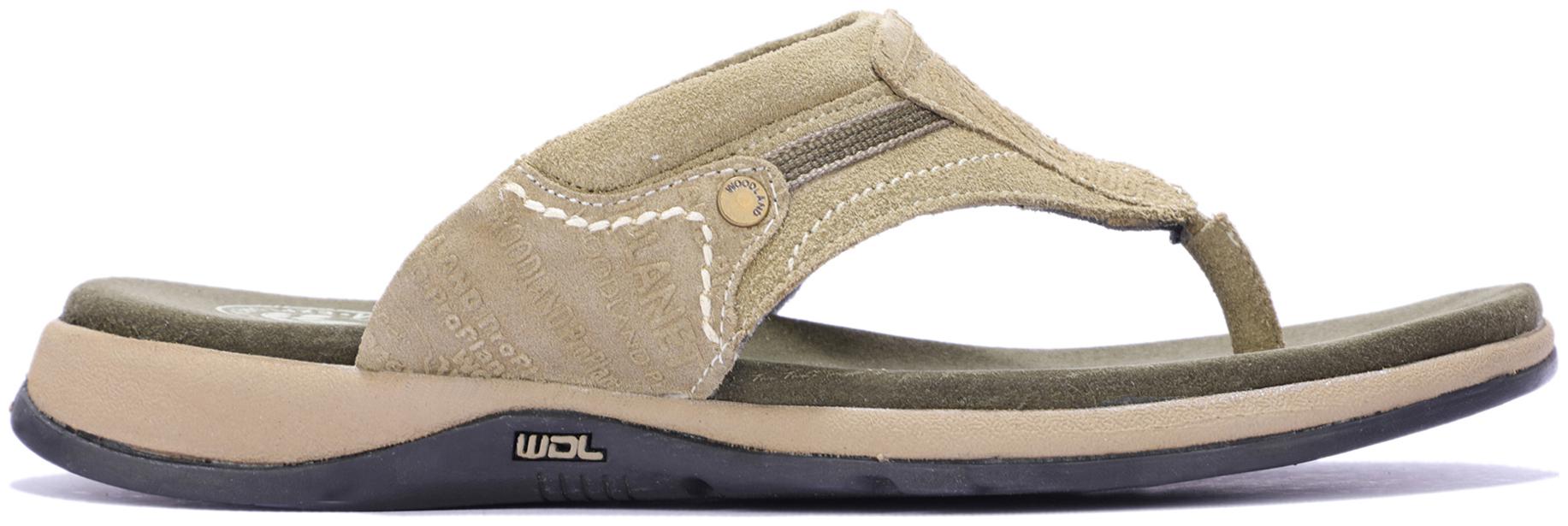 

Woodland Men Grey Sliders - 1 Pair