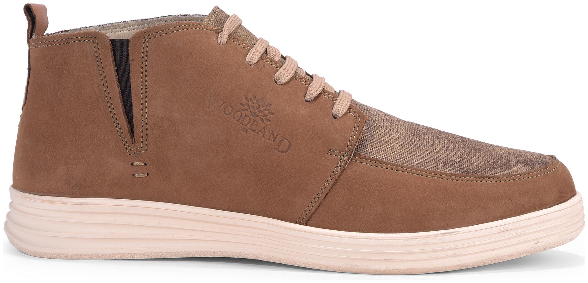 

Woodland Men Cream Outdoor Boots - GB 2179116 CAMEL