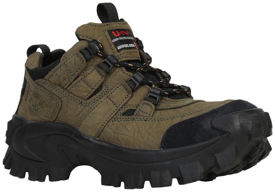

Woodland Men Green Outdoor Boots - G 40777CMA OLIVE GREEN