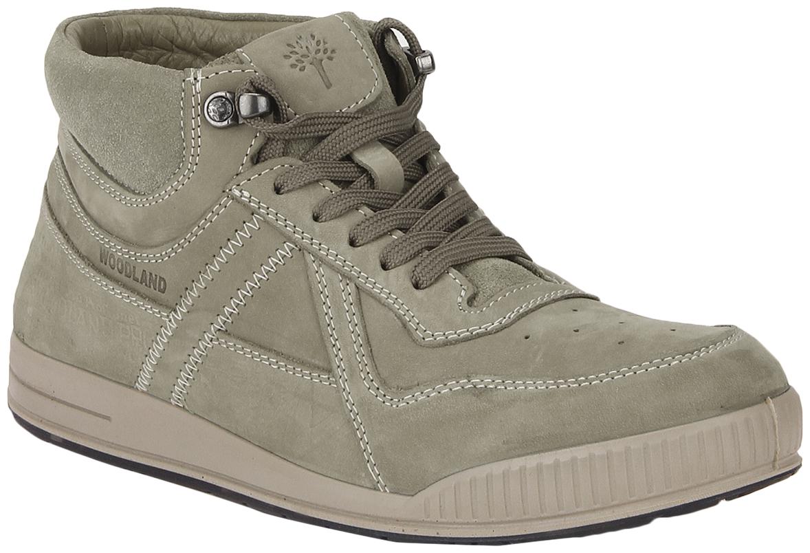 

Woodland Men Green Ankle Boots - OGB 2000116 KHAKI - OGB 2000116 KHAKI