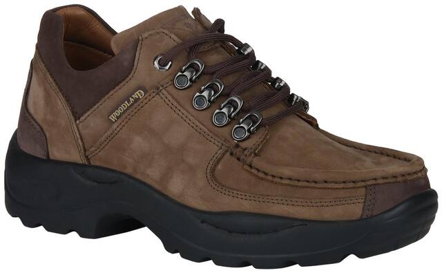 Woodland Casual Shoes For Men ( Brown )
