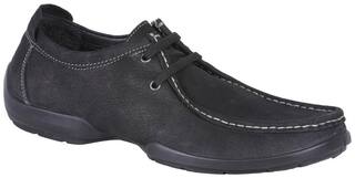 Woodland Casual Shoes For Men ( Black )