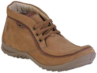 Woodland Ankle Boots For Men ( Tan )