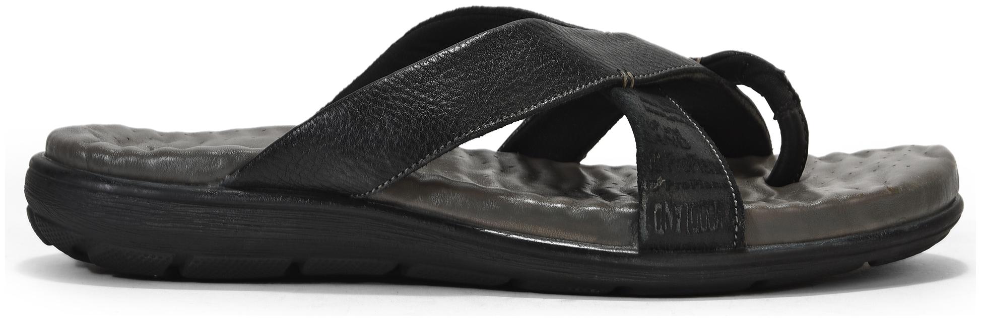 

Woodland Men Black Sliders - 1 Pair