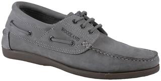 Woodland Casual Shoes For Men ( Grey )