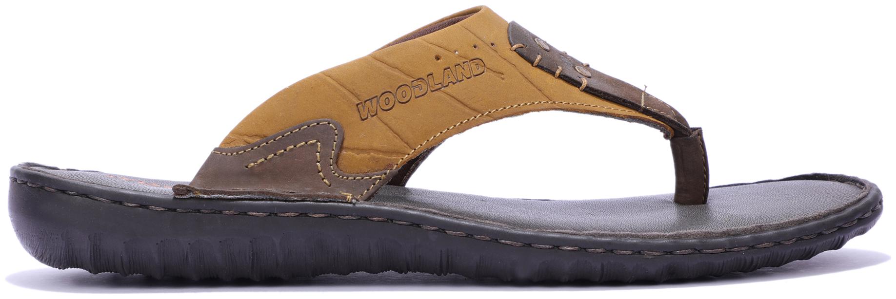 

Woodland Men Cream Sliders - 1 Pair