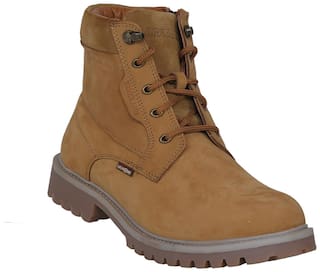 Woodland Outdoor Boots For Men ( Tan )