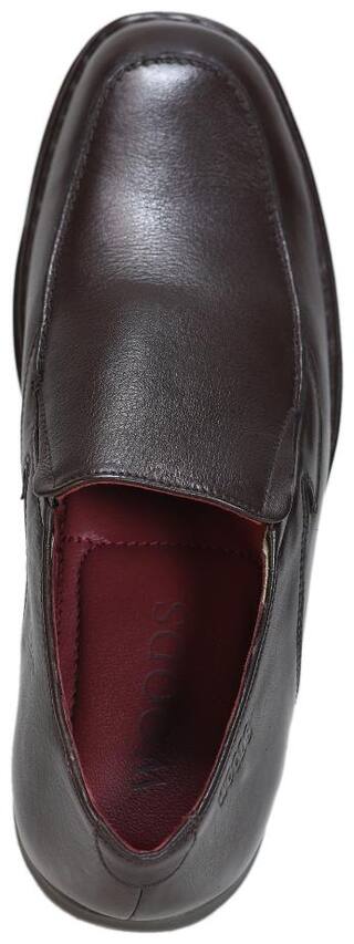 Woods Slip-On Formal Shoes For Men ( BROWN )