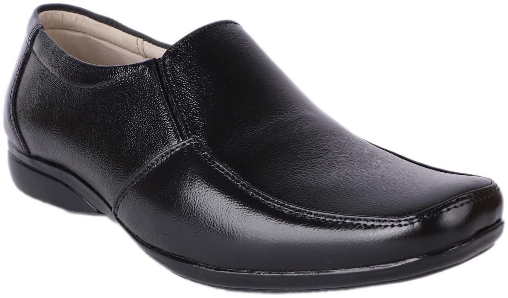 

WOYAK Men Black Slip-On Formal Shoes