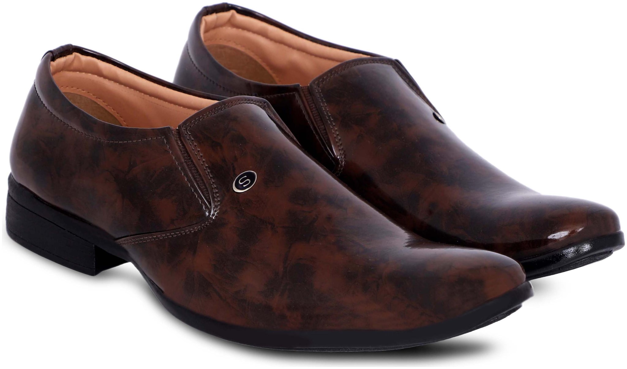 

WOYAK Men Brown Slip-On Formal Shoes - MUCC