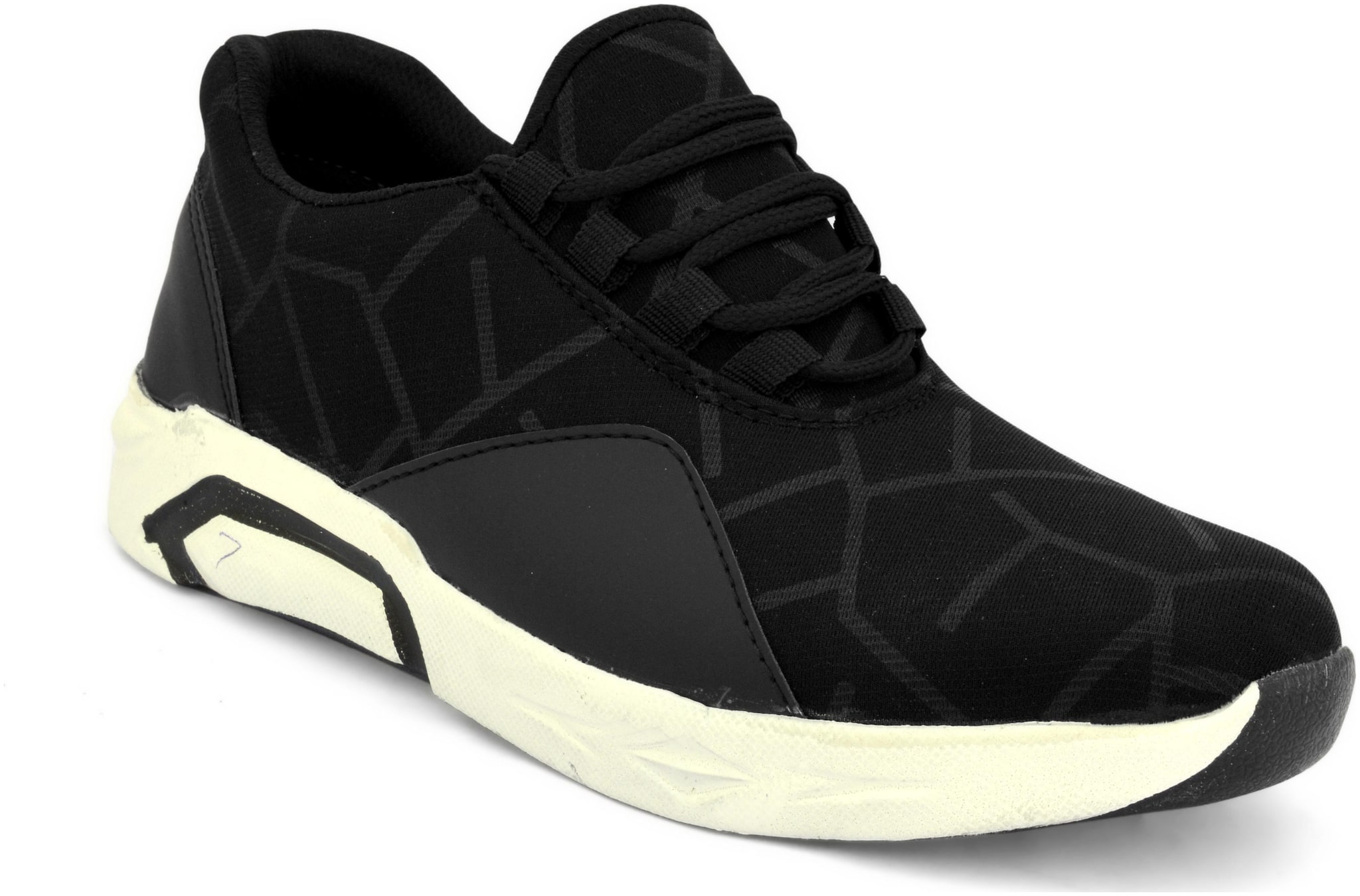 

WOYAK Men Mesh Running Shoes ( Black )
