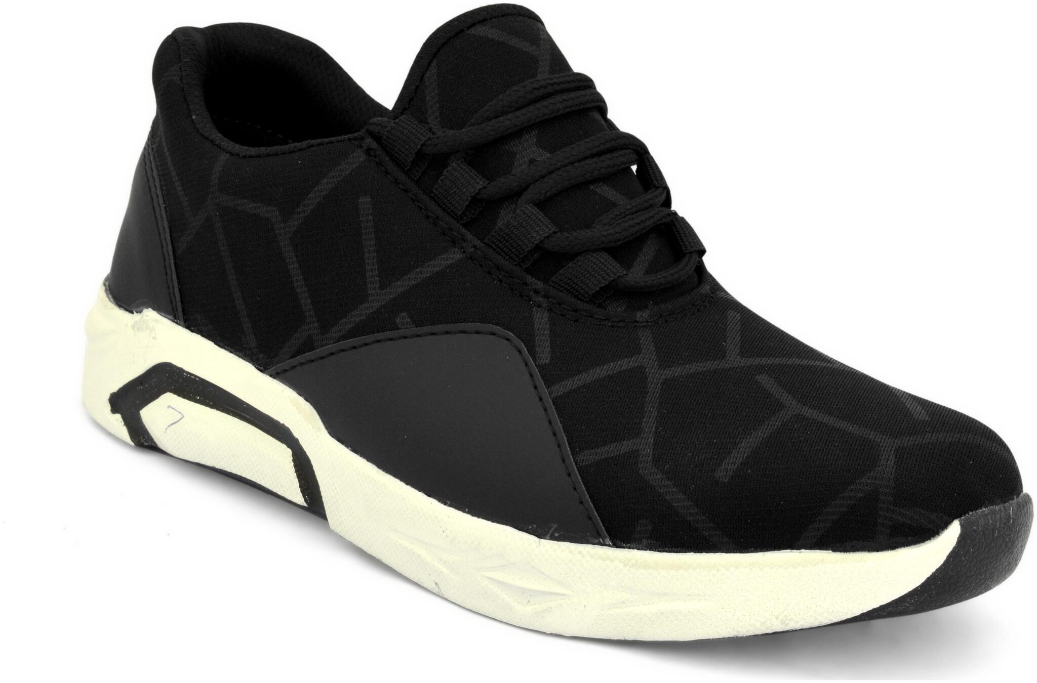 

WOYAK Men Mesh Running Shoes ( Black )