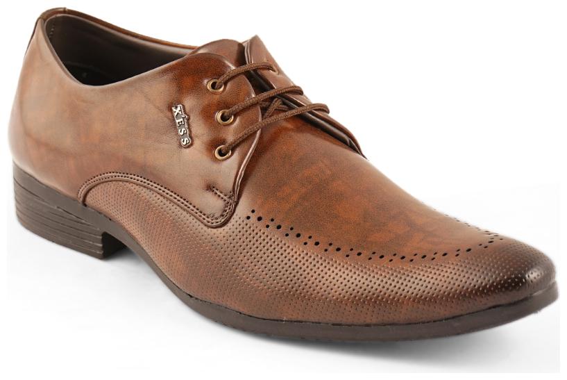 

Xess by Id Men Brown Oxford Formal Shoes - XS2036BROWN - XS2036BROWN