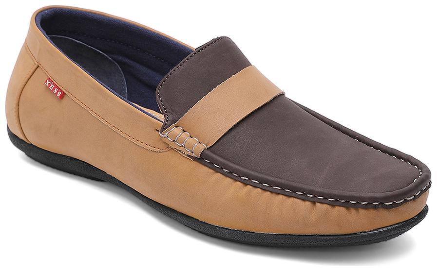 

Xess by Id Men Brown Loafers - XS3002BROWNTAN