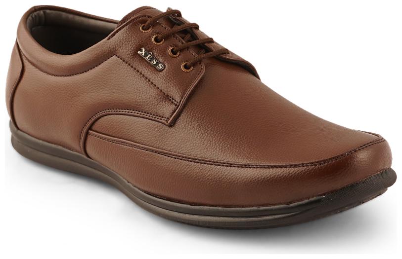 

Xess by Id Men Brown Oxford Formal Shoes - XS2028BROWN - XS2028BROWN