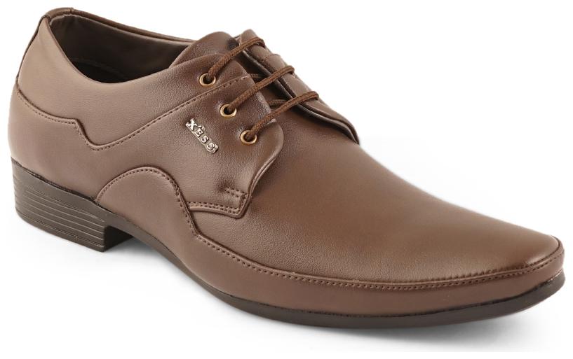 

Xess by Id Men Brown Oxford Formal Shoes - XS2037BROWN - XS2037BROWN