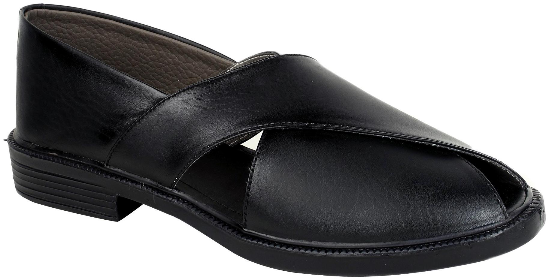 

XYZReasons Men Black Sandals