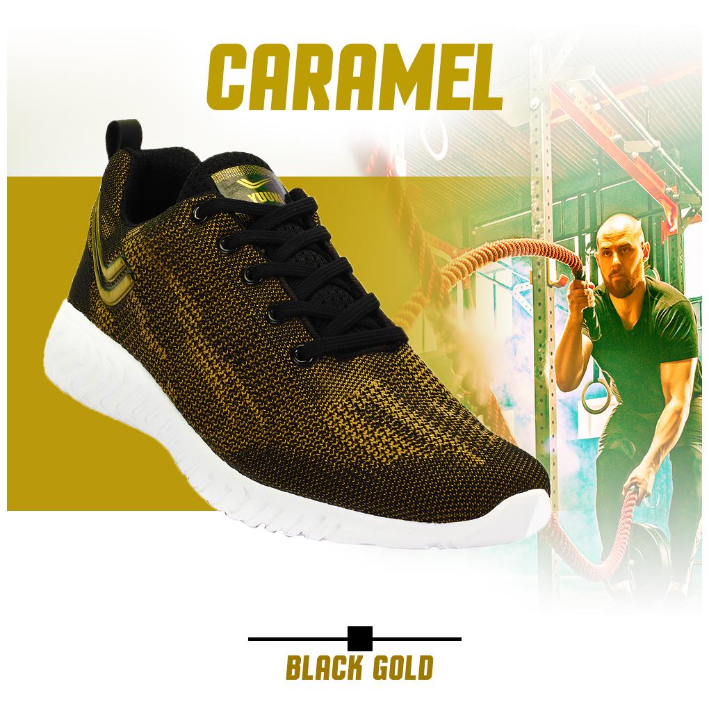

YUUKI Men CARAMEL Running Shoes ( Green )