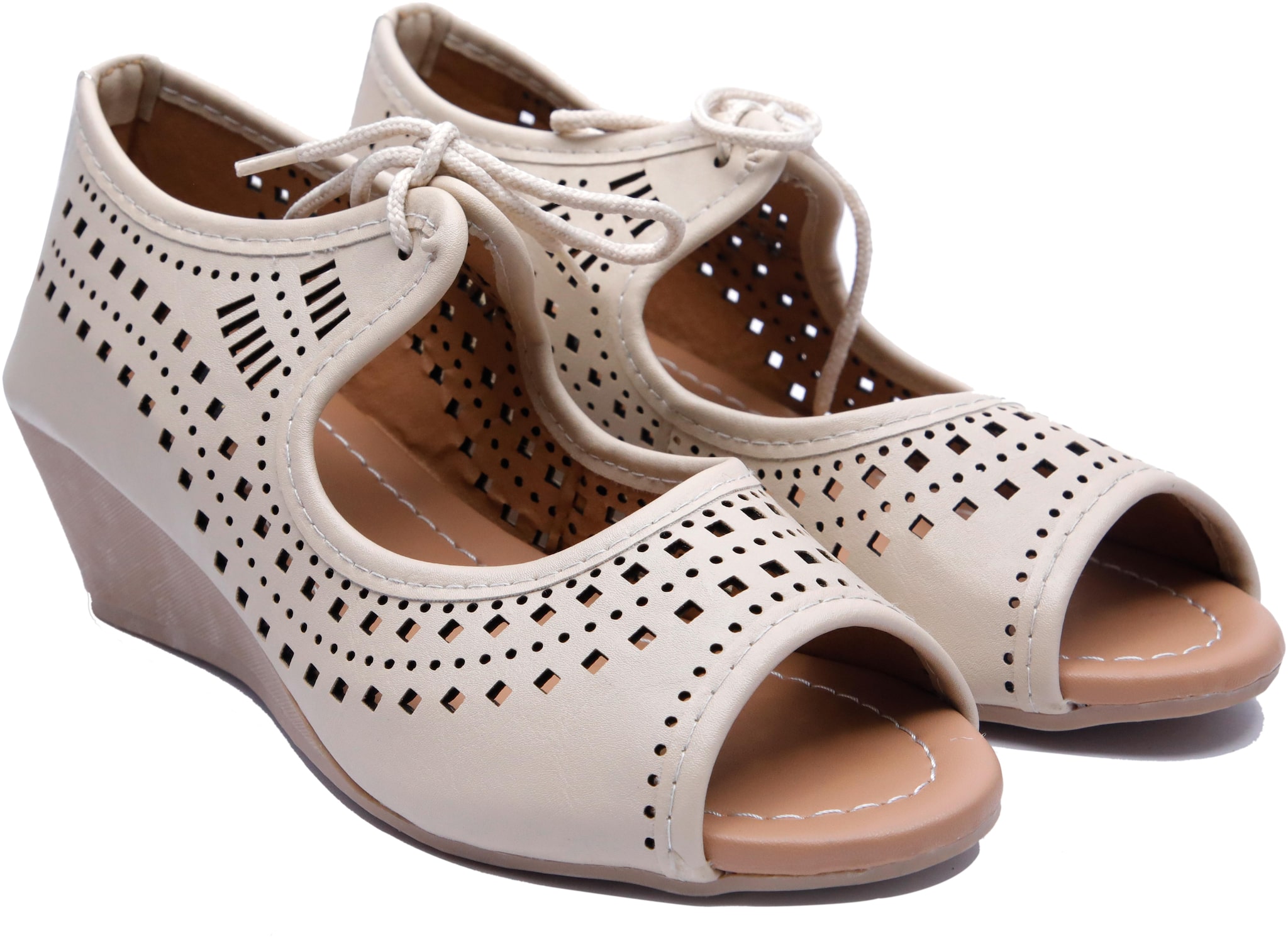 

Ziesha Women White Wedges