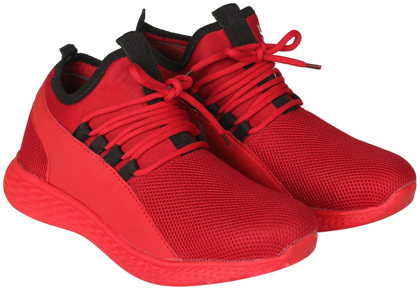 

Ziesha Men Boots Running Shoes ( Red )