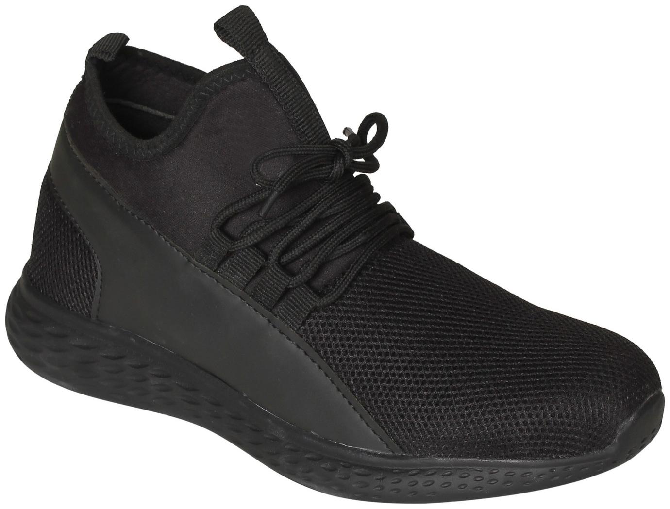 

Ziesha Men Boots Trekking Hiking Shoes ( Black )