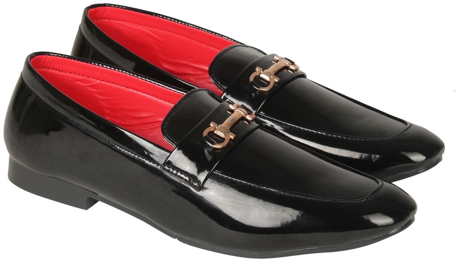 

Ziesha Men Black Loafers - ZMS1907