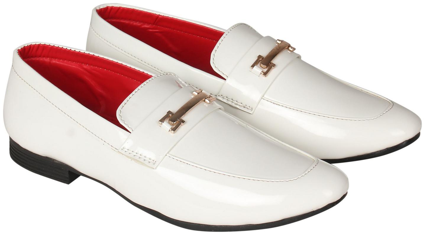 

Ziesha Men White Loafers - ZMS1907
