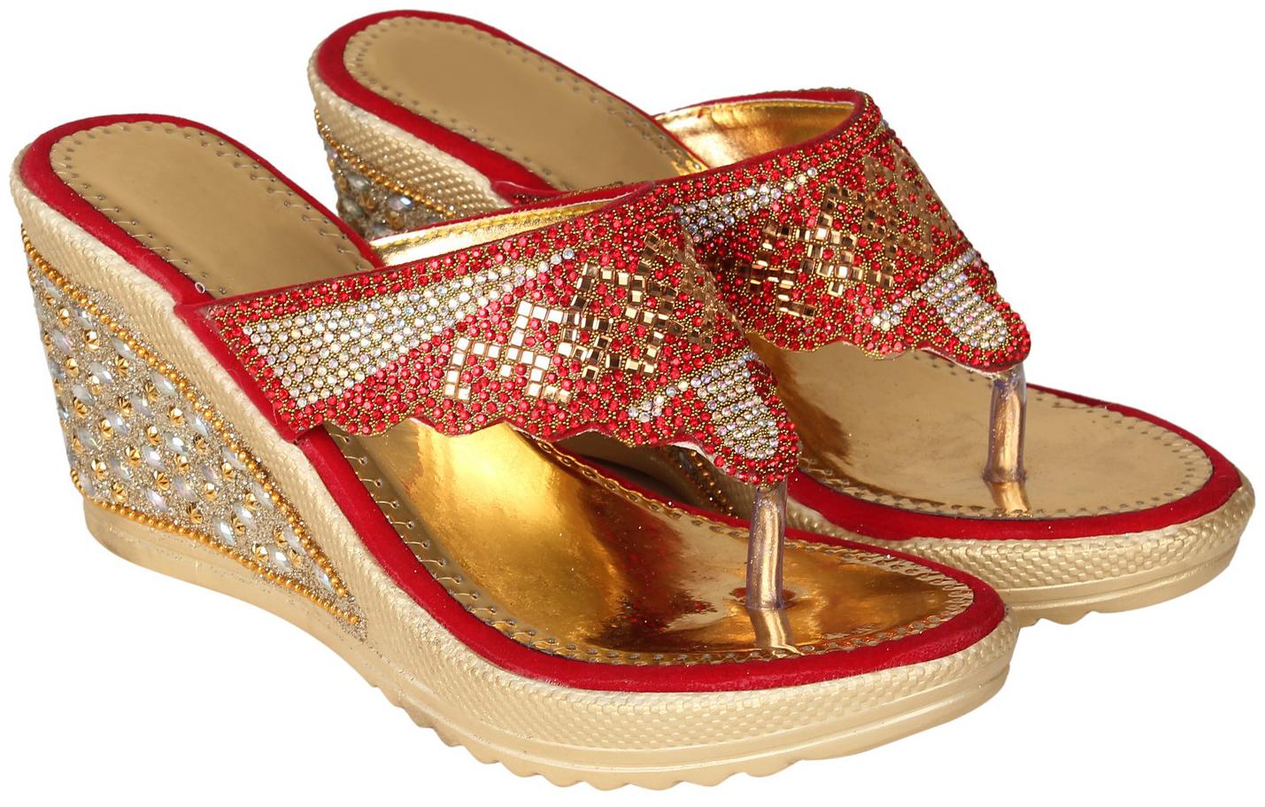 

Ziesha Women Red Wedges
