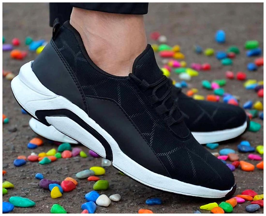 

ZONAC Men Black Casual Shoes - ZN5520