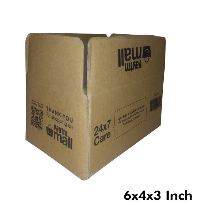250 gms PT041 Paytm Mall Branded Boxes 6 x 4 x 3 Inches (Pack of 500)