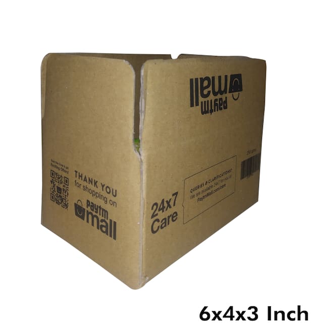 250 gms PT041 Paytm Mall Branded Boxes 6 x 4 x 3 Inches (Pack of 200)