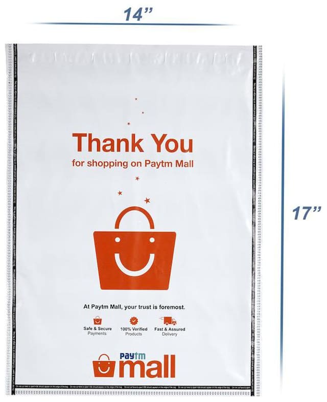 New Paytm Mall Branded, without POD Polybag 14 x 17 Inches (Pack of 100)