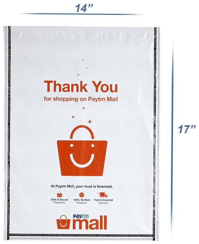 New Paytm Mall Branded, without POD Polybag 14 x 17 Inches (Pack of 1000)