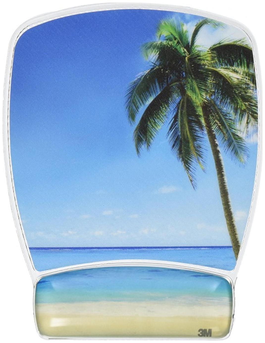 

3M Precise Mouse Pad with Gel Wrist Rest Beach Design (MW308BH)