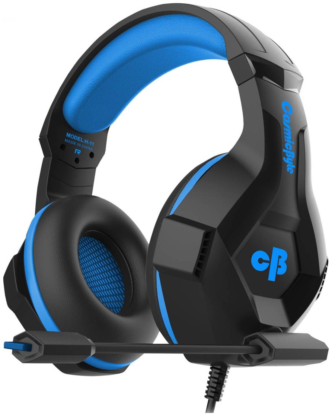 

Cosmic Byte Over ear Gaming Headsets With Mic - Blue