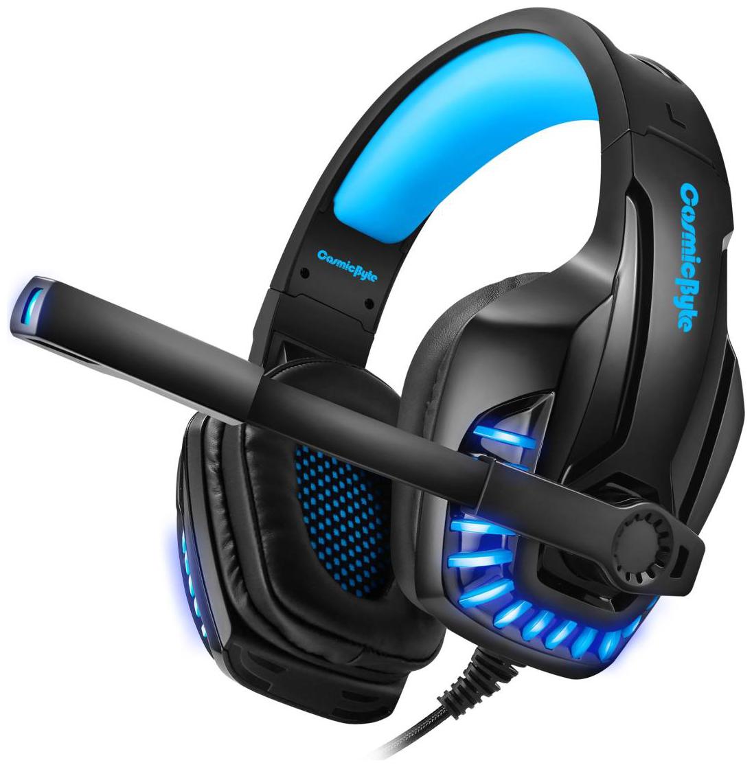 

Cosmic Byte Over ear Gaming Headsets With Mic - Blue