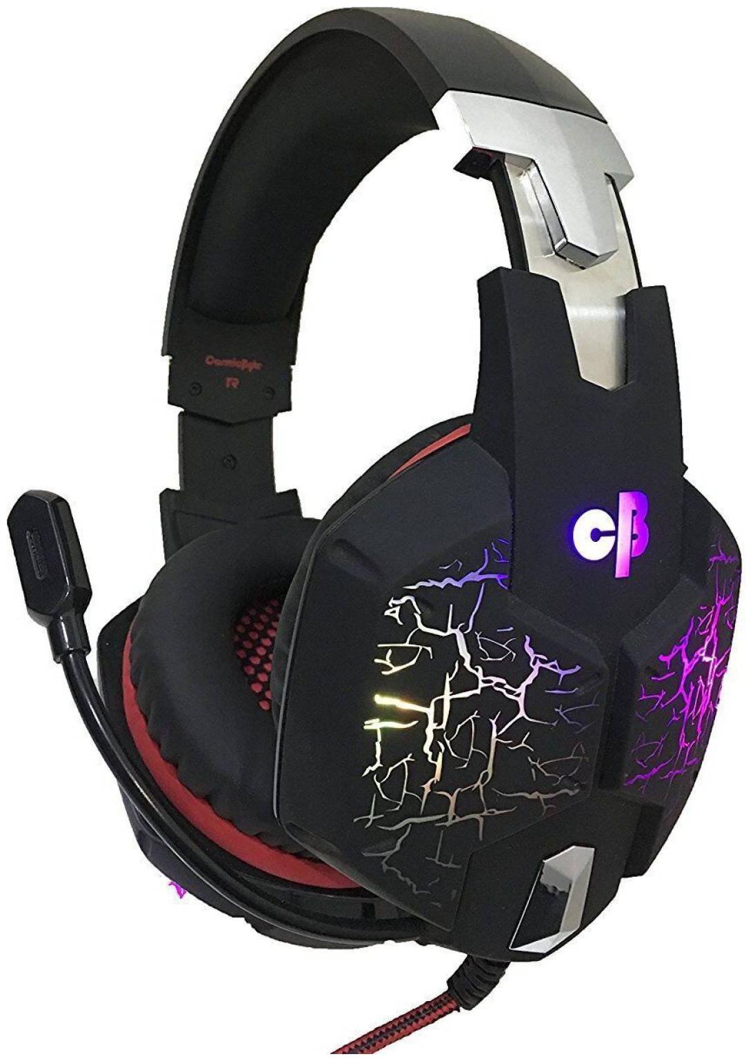 

Cosmic Byte Over ear Gaming Headsets With Mic - Black