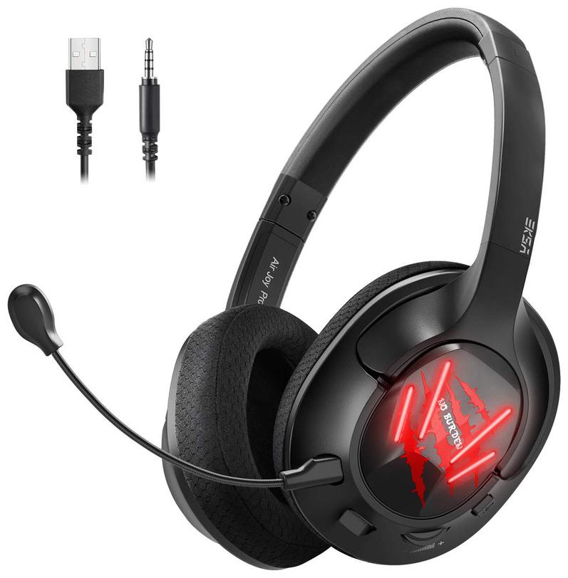

EKSA E3AJPB Over ear Gaming Headsets With Mic - Black