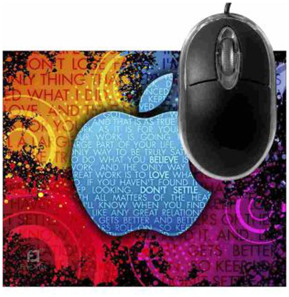

FineArts Macbook Quotes Mousepad With Terabyte 3D Optical USB Mouse