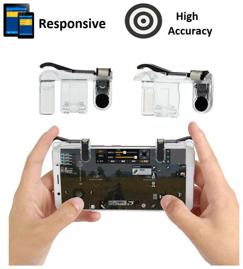 

GLOWTRONIX Wireless Joysticks For Android ( Transparent )