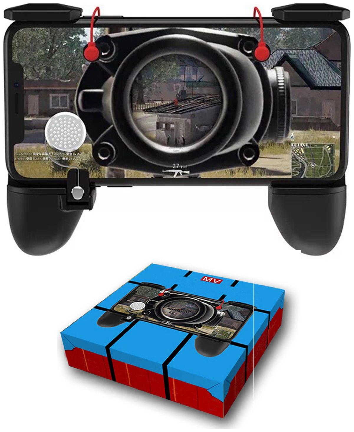 

Nory 3 in 1 PUBG Game Fire Button Aim Key Smart Phone Trigger R1 L1 Shooter Gampads PUBG Mobile Gaming Handle Shooter Controller