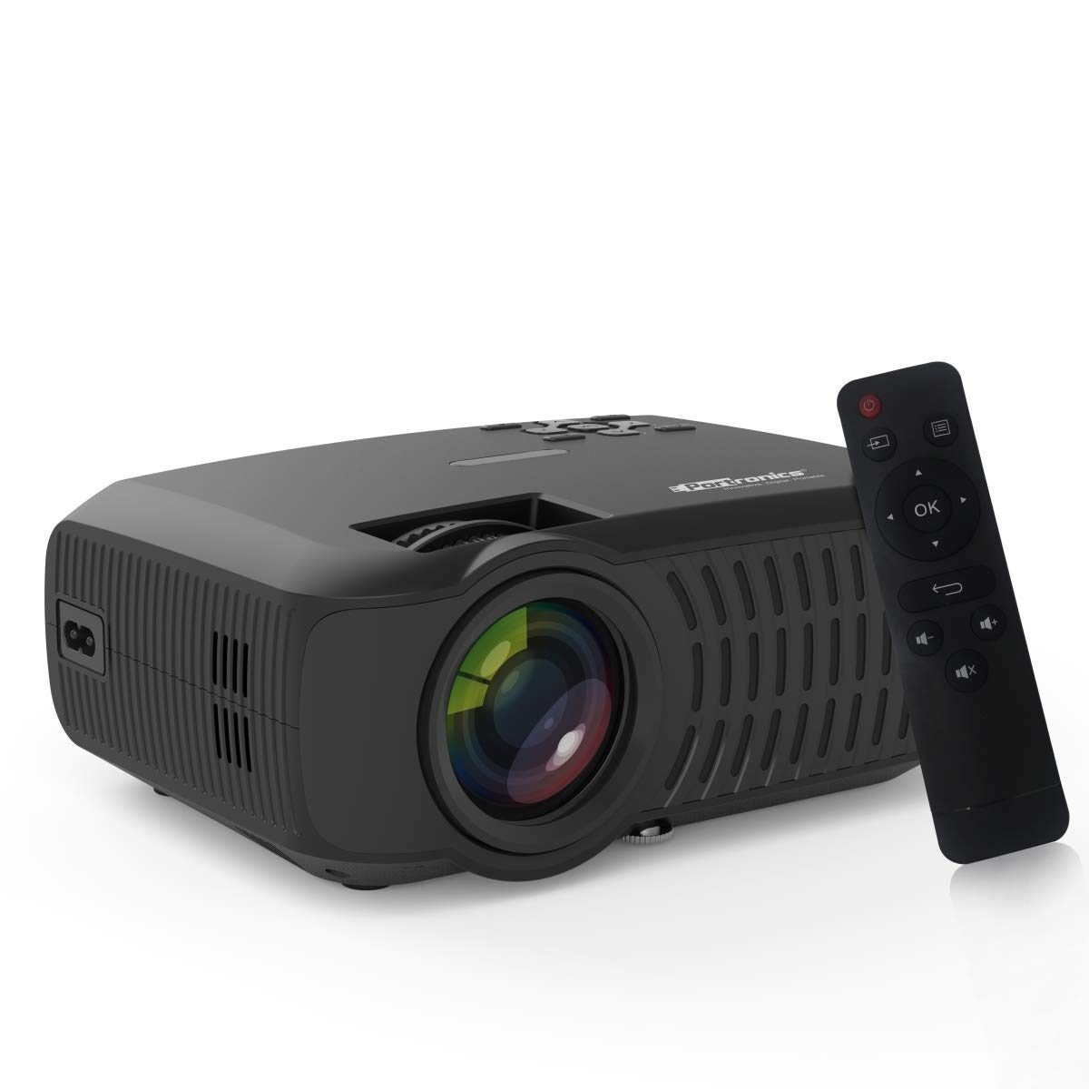 

Portronics BEEM 200 POR-284 30000 hours lamp life LCD Projector (Black)