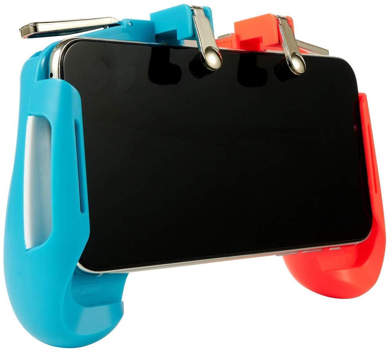 

TSV AK-16 Blue Red Mobile Gaming Trigger Fire Button Aim Key for PUBG Game Smartphone Shooter