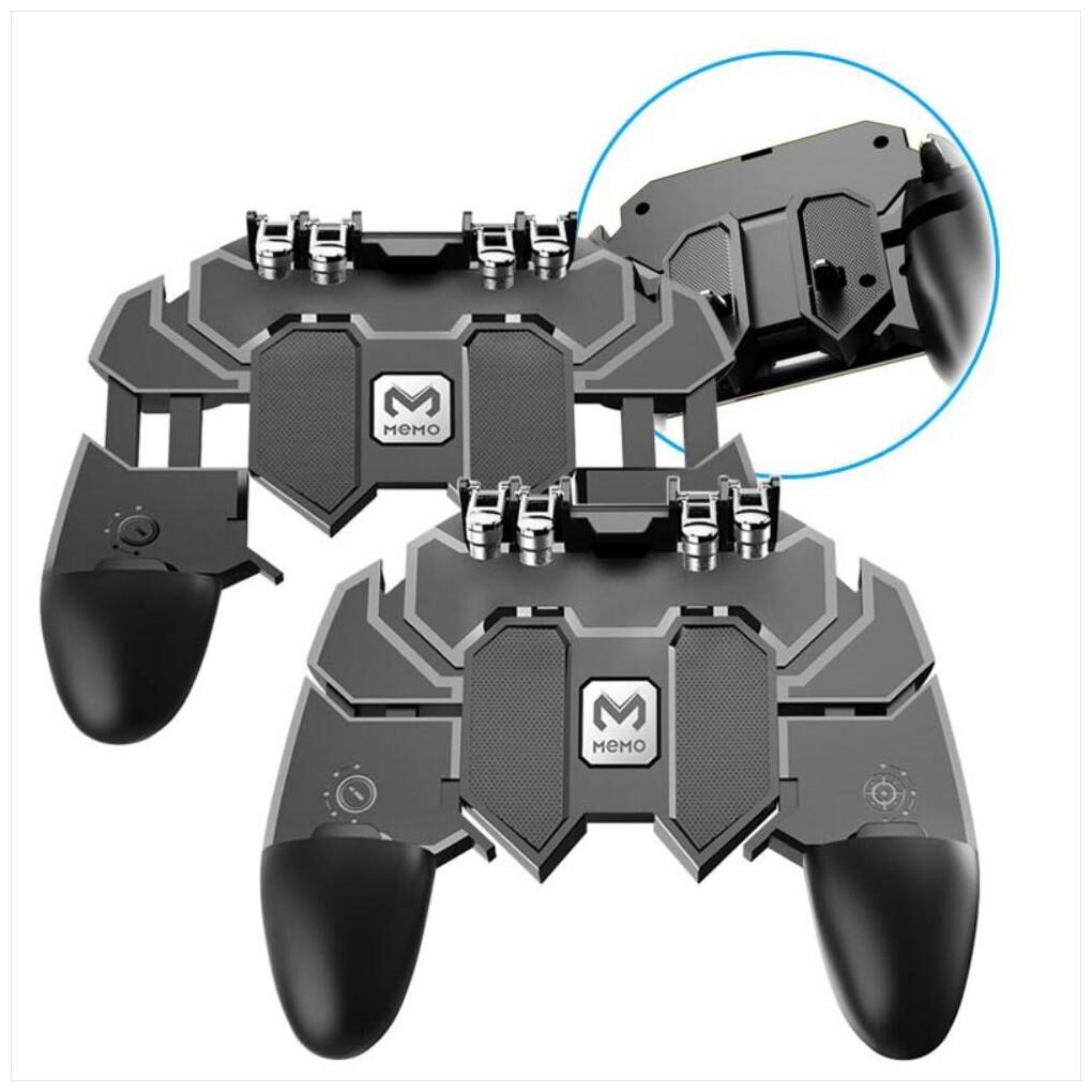 

TSV Ak66 Presenting AK66 6 Finger All-in-One PUBG Mobile Remote Controller Gamepad -Black