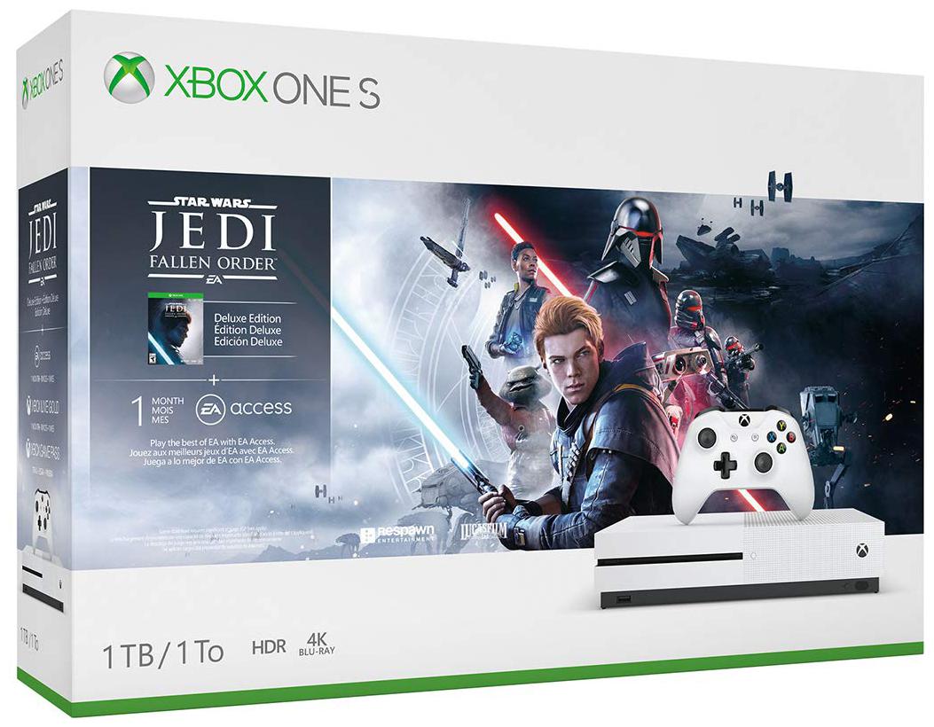 

Xbox One S 1TB Console - Star Wars Jedi Fallen Order Bundle